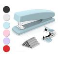 Eco-Friendly Deli Stapler, Desktop Staplers, 25 Sheet Capacity, Includes 1000 Staples for Daily Use
