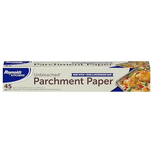 Classic Reynolds Kitchens Unbleached Parchment Paper Roll, Non Stick Parchment Paper Collection