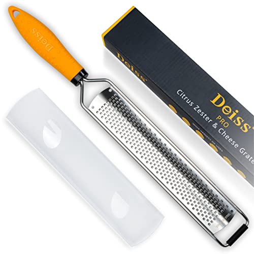 Classic Deiss PRO Lemon Zester & Heavy Duty Cheese Grater & Set