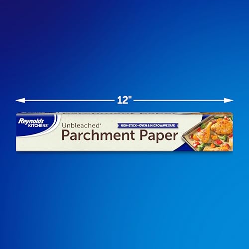 Classic Reynolds Kitchens Unbleached Parchment Paper Roll, Non Stick Parchment Paper Collection