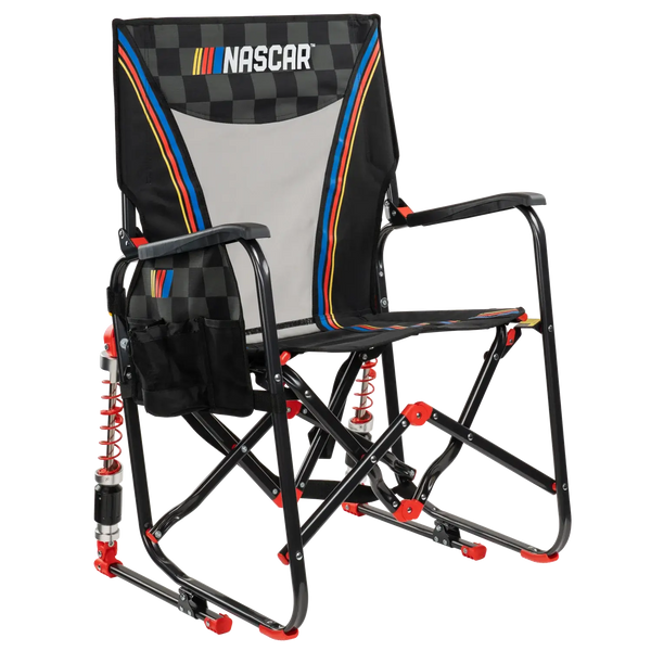 Smooth Motion Adjustable Rocker - NASCAR - Choice 899 - Patented Spring-Action Rocking Chair for Camping - Default Title
