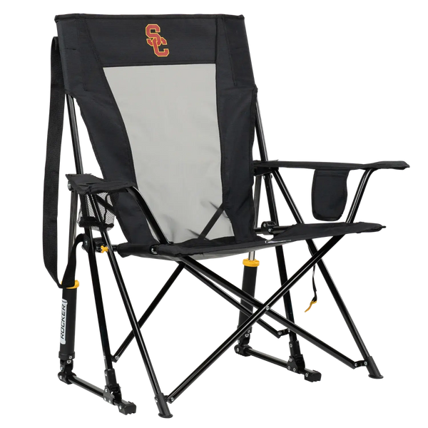 Heavy-Duty Freestyle College Comfort Pro Rocker - USC Trojans - Choice 856 - Freestyle Rocker Portable Outdoor Folding Chair - Default Title