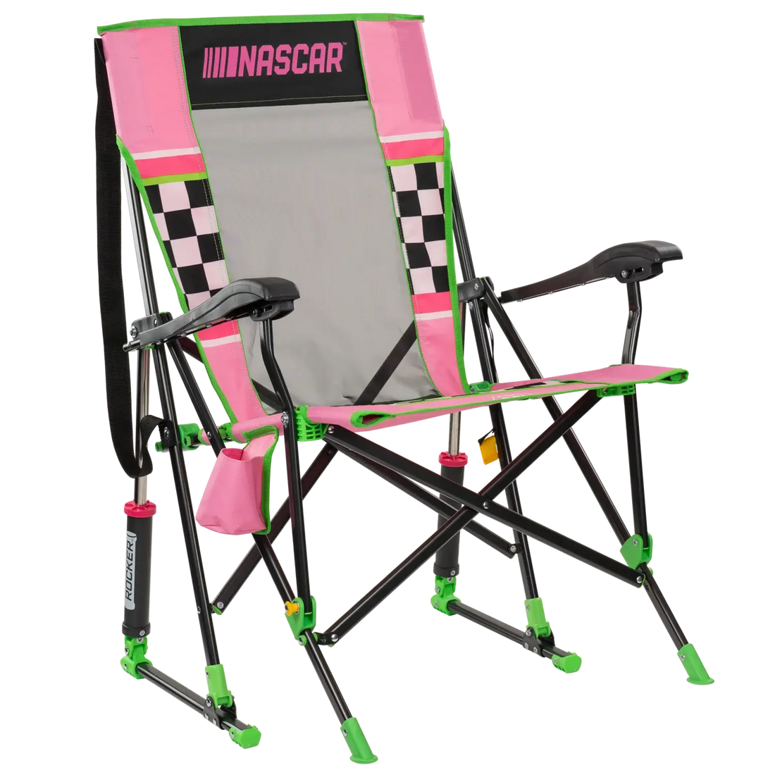 Premium All-Weather RoadTrip Rocker - NASCAR For Her - Choice 560 - Heavy-Duty Kickback Rocker with Beverage Holder - Default Title